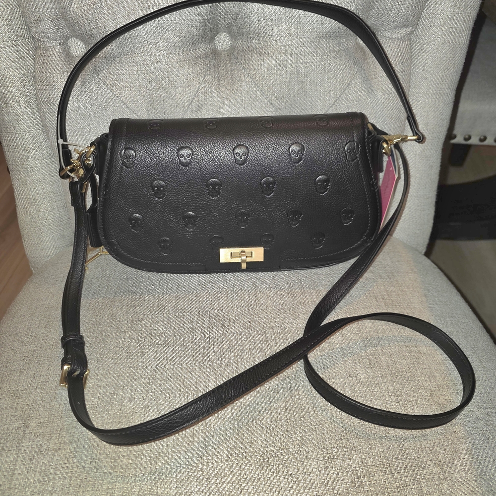 Black Betsey Johnson Skull purse. BRAND NEW WITH TAGS.